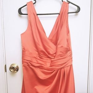 David's Bridal Ruched Dress